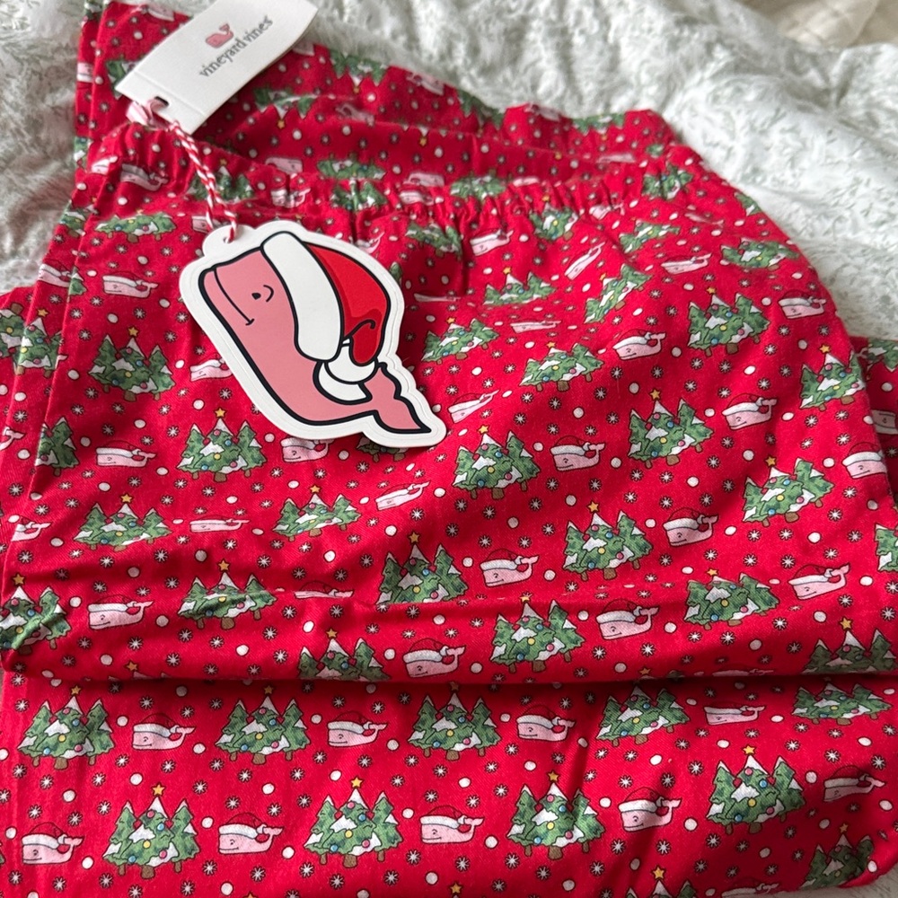 Vineyard Vines Red Holiday Pajama Pants